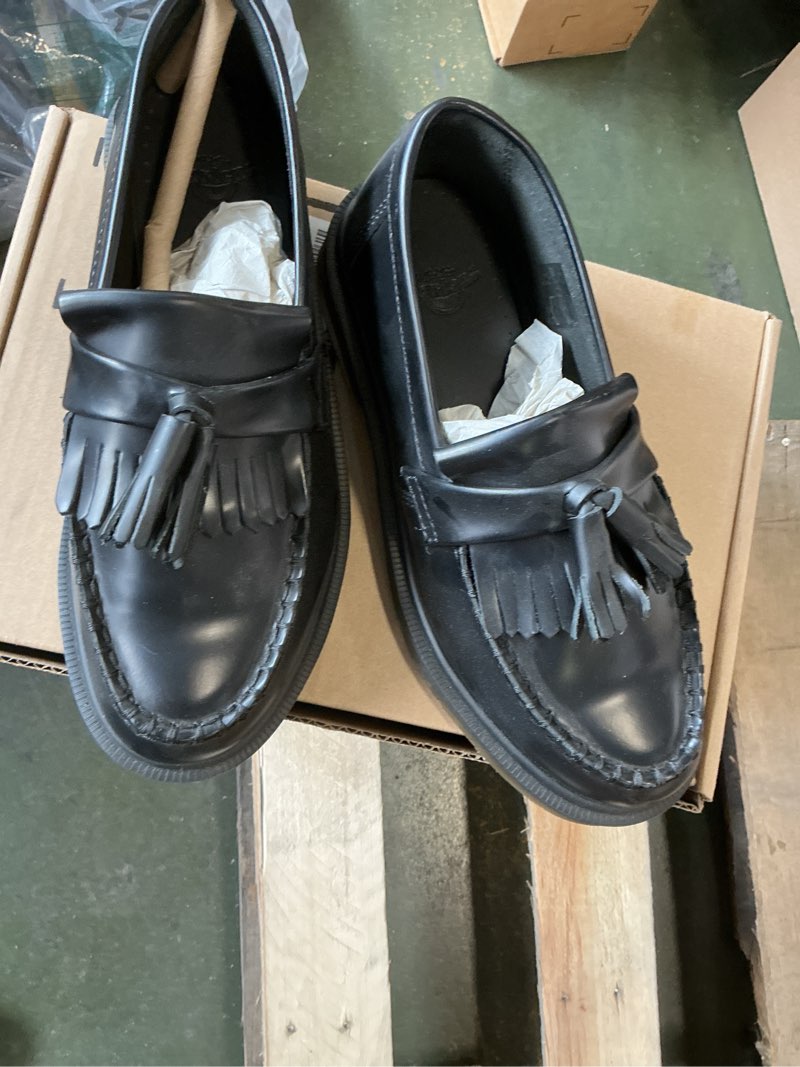 Condition photo showing New/Like New for Dr. Martens Adrian Tassel Loafer in Black at Nordstrom, Size 5Uk