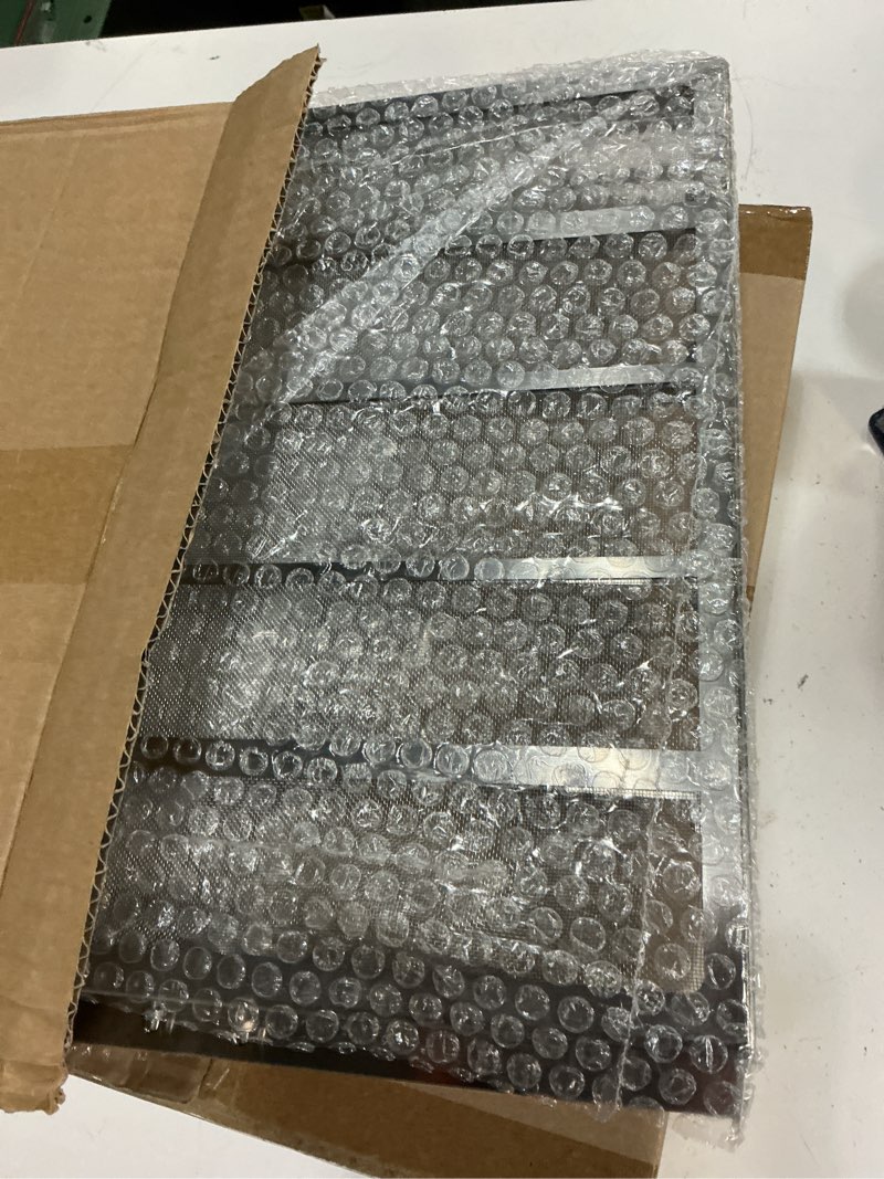 Condition photo showing New/Like New for af45 commercial deep fryer filter, 13.75"x13.75", food-grade 304 stainless steel material, 550 micron filter screen, extends oil life 40%, compatible with various brands such as pitco, avantco, etc