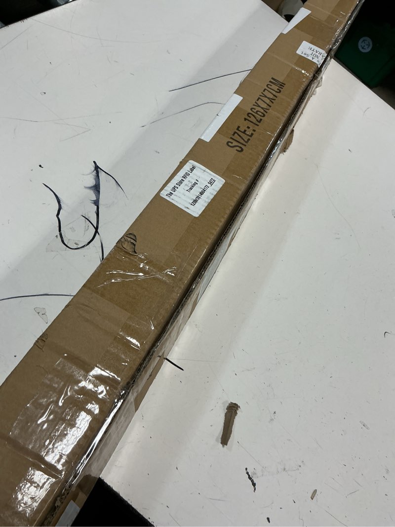 Condition photo showing Good Condition for 1 pcs black desk to wall gap filler pvc plastic office desk attachment long and wide gap filler eliminates wall gaps easy installation and fits most desks, 48inches 1 black