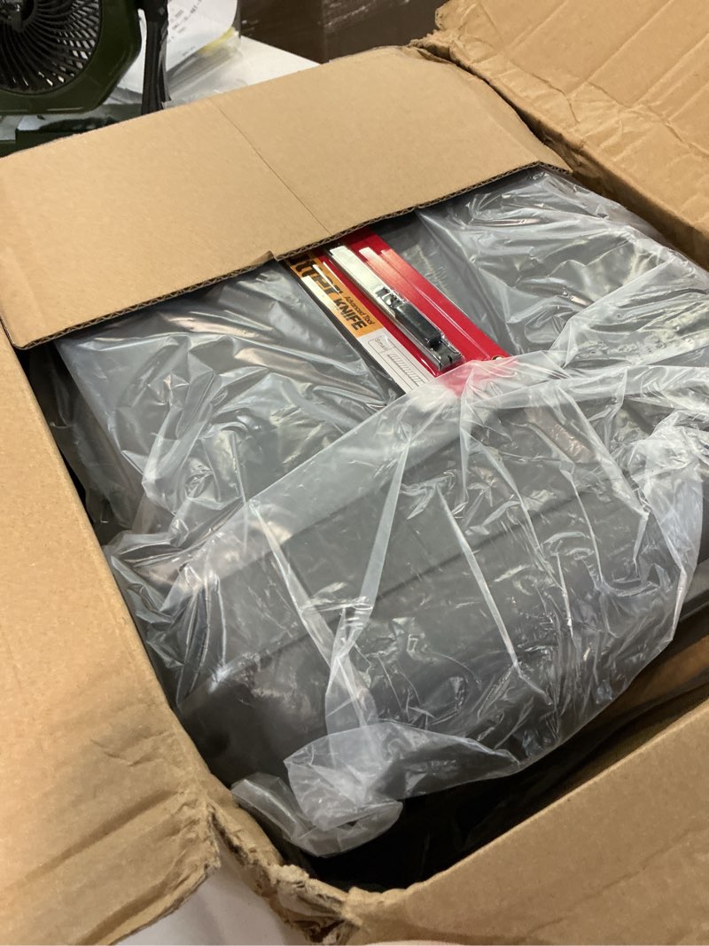 Condition photo showing Good Condition for relaxweex 1 pcs waterproof hard case with diy customizable foam insert portable protective case with knife for camera drones equipments tools test instruments(gray,16.3 x 12.4 x 6.5 inch) 16.3 x 12.4 x 6.5 inch gray