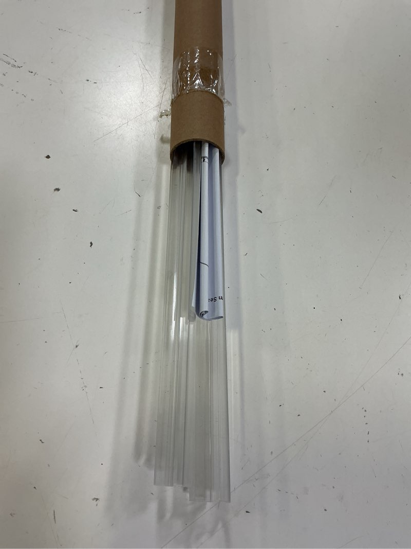 Condition photo showing Good Condition for shower door bottom seal pvc strip, fits for 1/2"(12mm) thick frameless glass door panel, 39 inch long 2pcs clear door seal, to stop water leaks