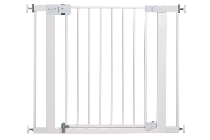 Safety 1st Easy Install Baby Gate for Doorways, Auto-Close Pressure-Mounted Magnetic Latch, Indoor D