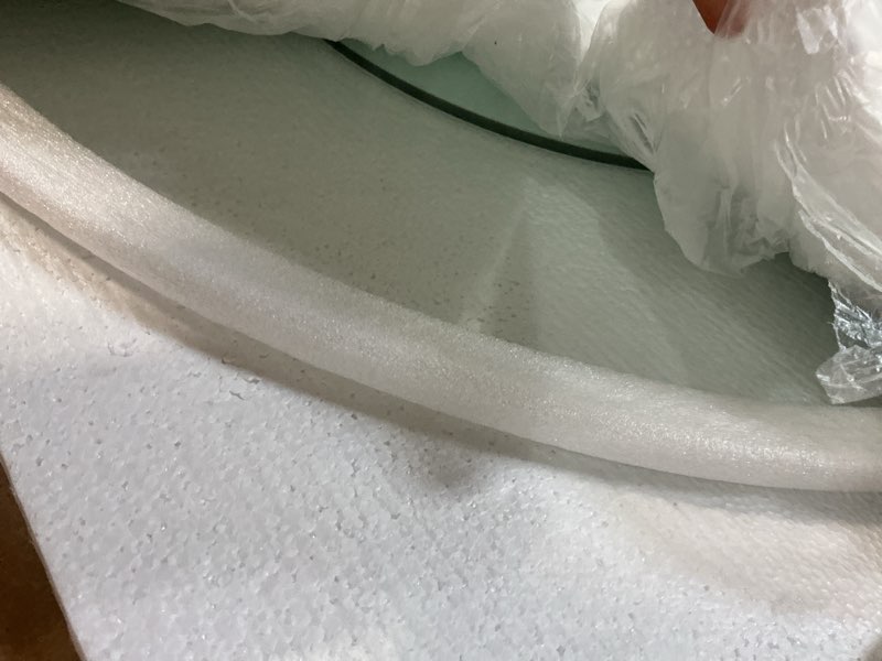 Condition photo showing Good Condition for Lazy Susan 30.7 inch Glass Turntable Dining Table Large Round Serving Plate Tabletop Rotating Tray with Swivel Assist System Silent & Smooth Spin (78cm / 30.7in) 30.7in (78cm)