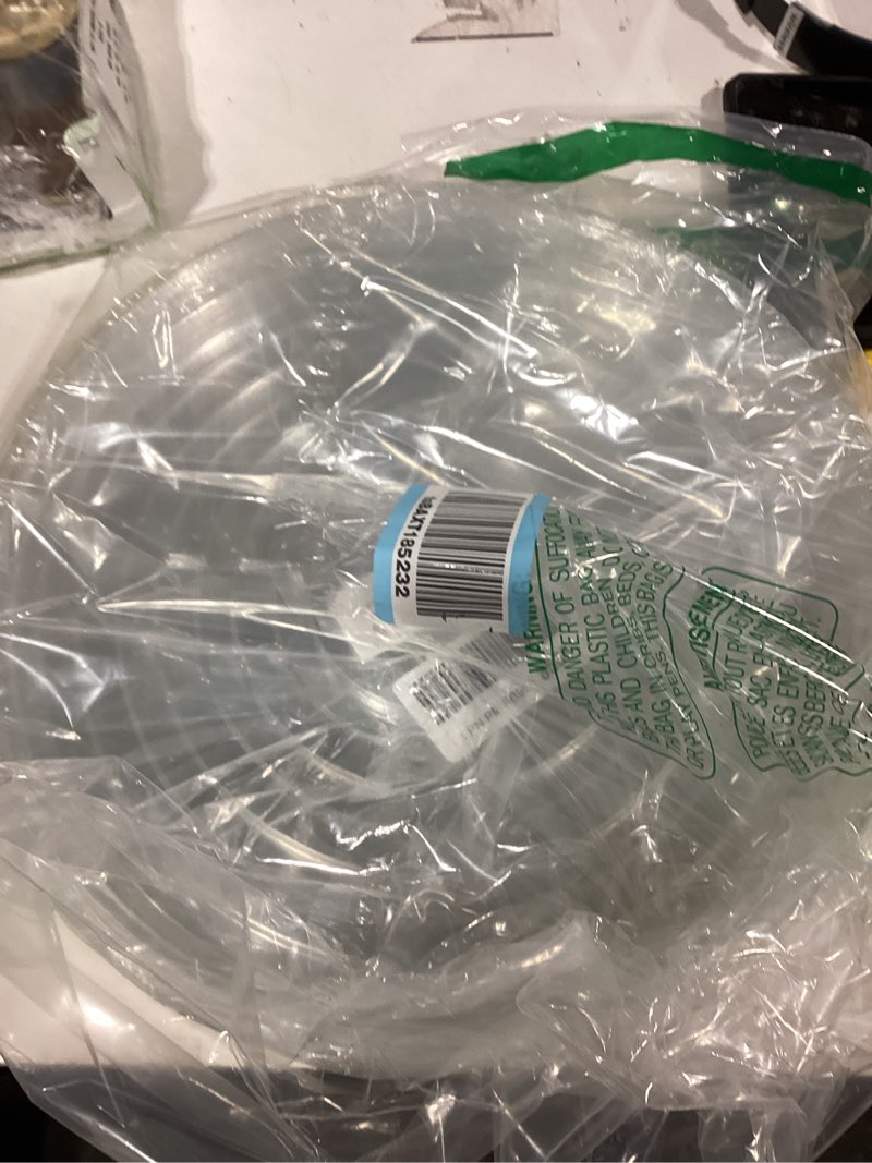 Condition photo showing Good Condition for 16 Packs 14 Inches Large Clear Plant Saucers for Indoor Outdoor Use Heavy Duty Plastic Plant Trays for Planter Bulk Flower Pot Drip Trays to Catch Water, 4 to 20 Inch 16 14 inches