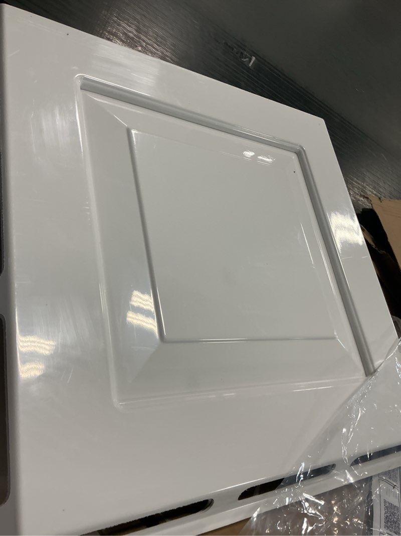 4-way ceiling air vent deflector 24" x 24", easy to install air diverter, no tools required, durable, premium, and smooth finish, made in usa