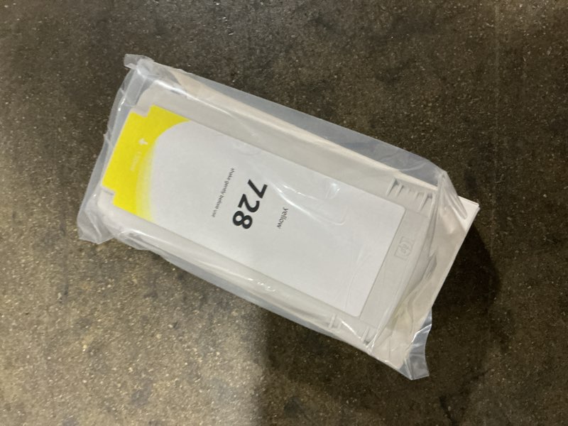 Condition photo showing New/Like New for clover replacement ink cartridge for hp 728 f9j65a | yellow