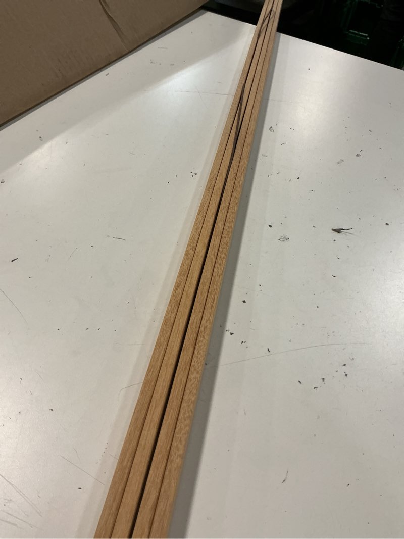 Condition photo showing Good Condition for falamon magnetic poster hanger frame, 48x36 48x24 48x32 teak wood magnet poster frame for posters, prints, photos, pictures, maps, scrolls, and canvas artwork teak wood 48l" x 0.7w"