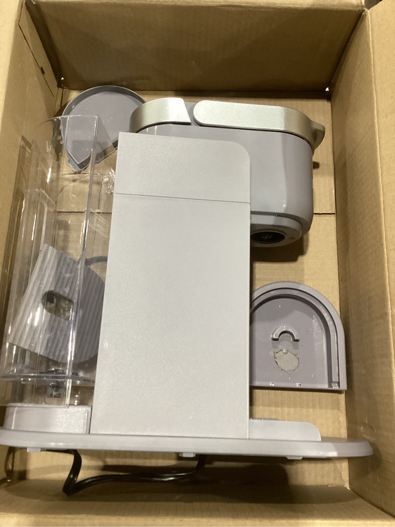 Condition photo showing As Is for Keurig K-Iced Coffee Maker, Single Serve K-Cup Pod Iced Coffee Maker, With Hot and Cold Coffee Capabilities, Brews Any K-Cup Pod, Gray, NOT TESTED USED