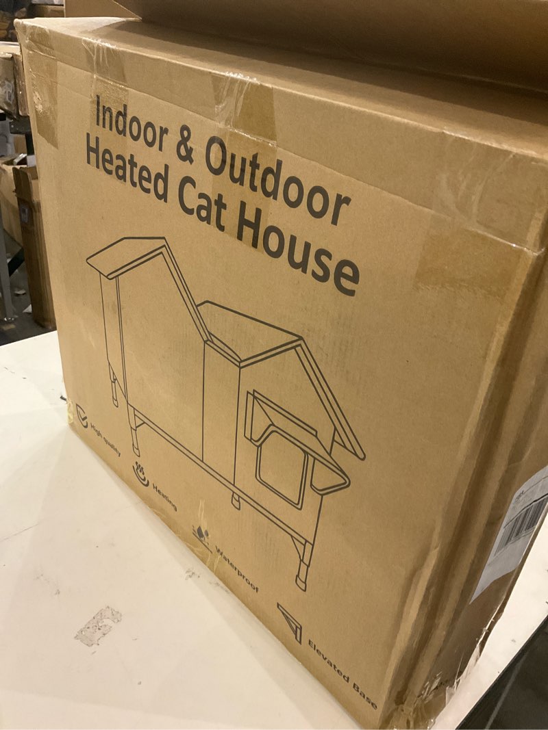 Condition photo showing New/Like New for Indoor & outdoor heated cat house