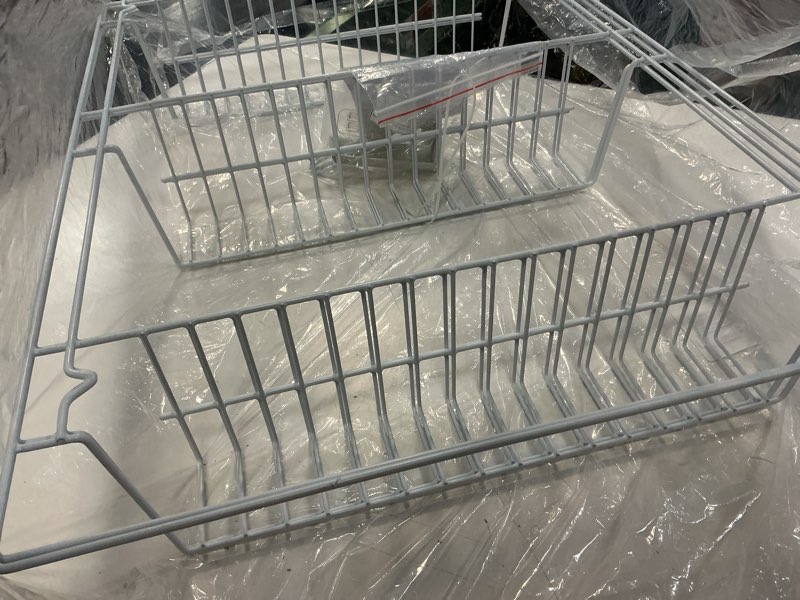 Condition photo showing New/Like New for over the door organizer - 6-tier adjustable pantry shelves and rack for kitchen organization - organization and storage by lavish home (white)
