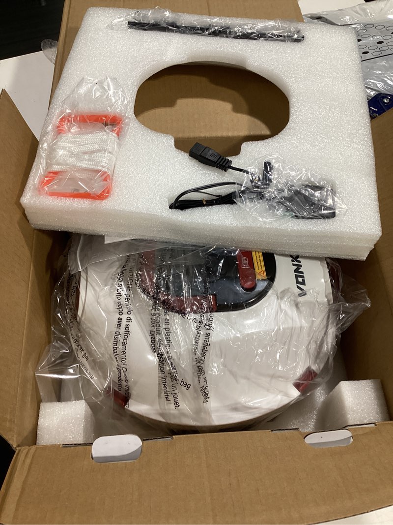 Condition photo showing Good Condition for vonko p10 cordless robotic pool cleaner, 100-min runtime, pool vacuum for above ground pool & flat inground pool, automatic self-parking, easy debris removal, white