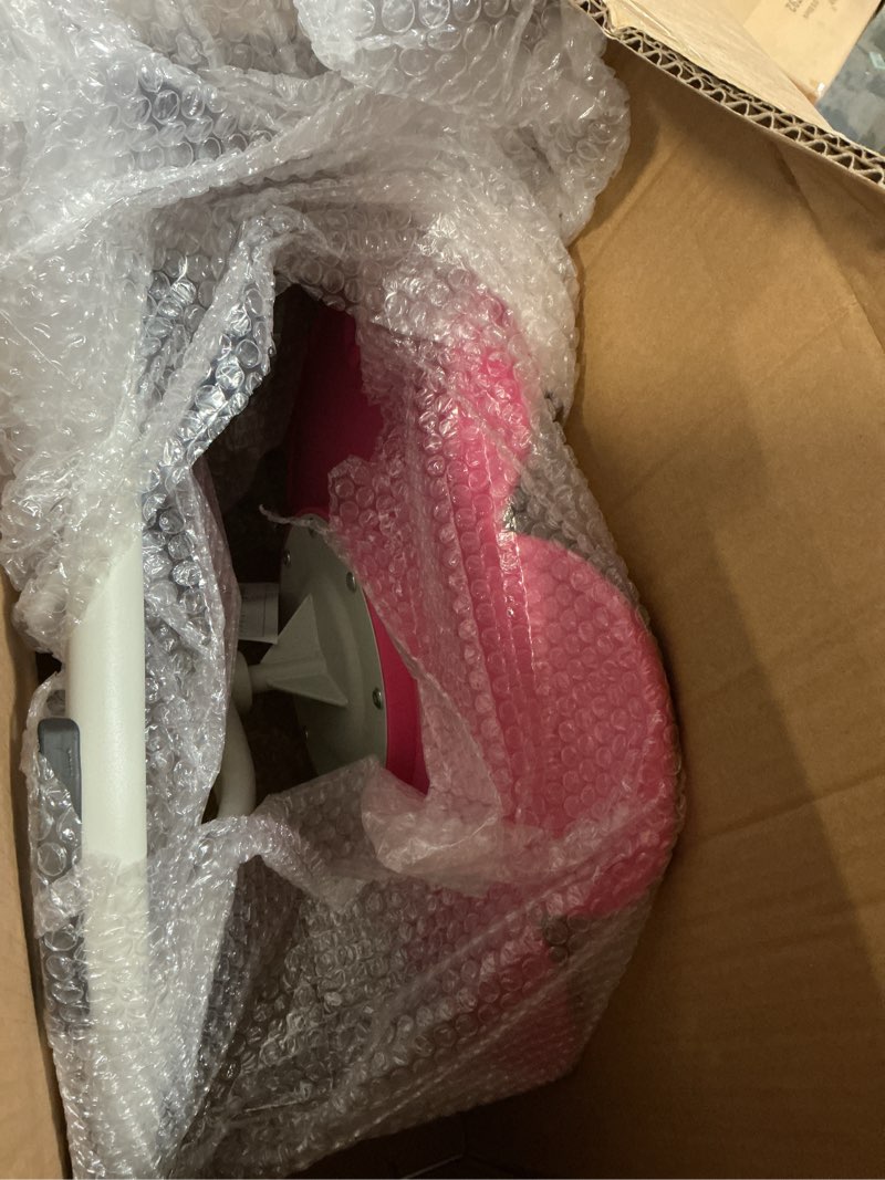 Condition photo showing Good Condition for ROBUD Kids Sensory Swivel Chair, Autism Kids Swivel Chair with Non-Slip Design, Training Body Coordination, Flower Shape Wobble Chair, No Assembly, Pink Rose Red