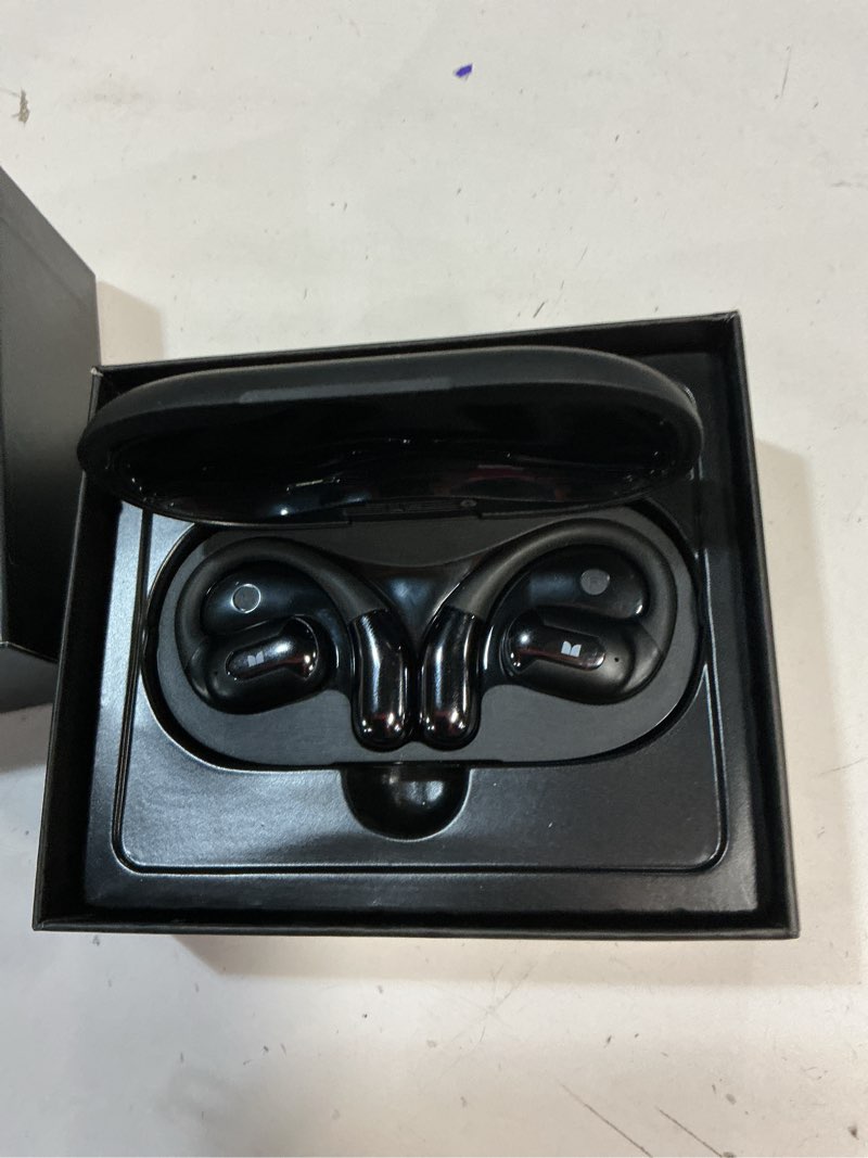 Condition photo showing Good Condition for Monster Open Ear AC317 Headphones, Wireless Headphones with Stereo Sound, Bluetooth 5.4, 24H Playback, Crystal Clear Calls, Type-C Charging, Touch Control, Sweat Resistant Open Ear Wireless Earbuds