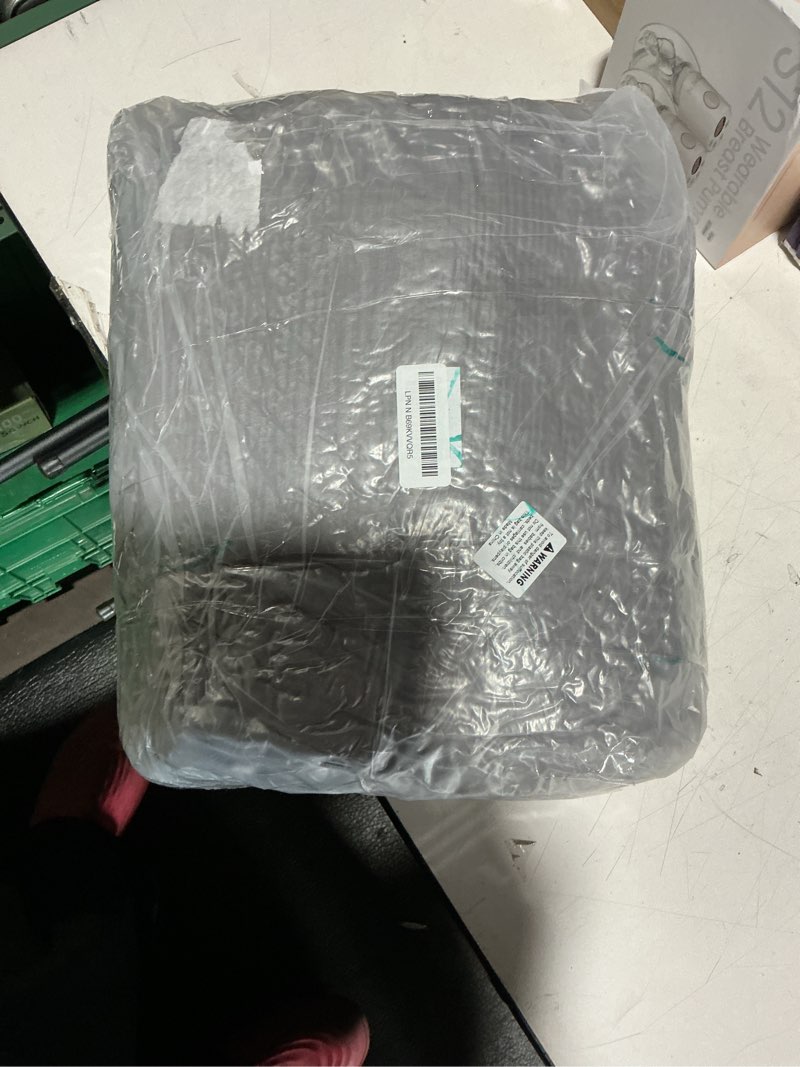 Condition photo showing New/Like New for High Back Patio Chair Cushions Set of 2 Sliver Grey Indoor Outdoor Chair Seat Cushion Tufted Waterproof Patio Rocking Chair Pads Replacement for Garden Furniture 41.7"*20.8"*3.9" Sliver Grey 41.7"*20.8"