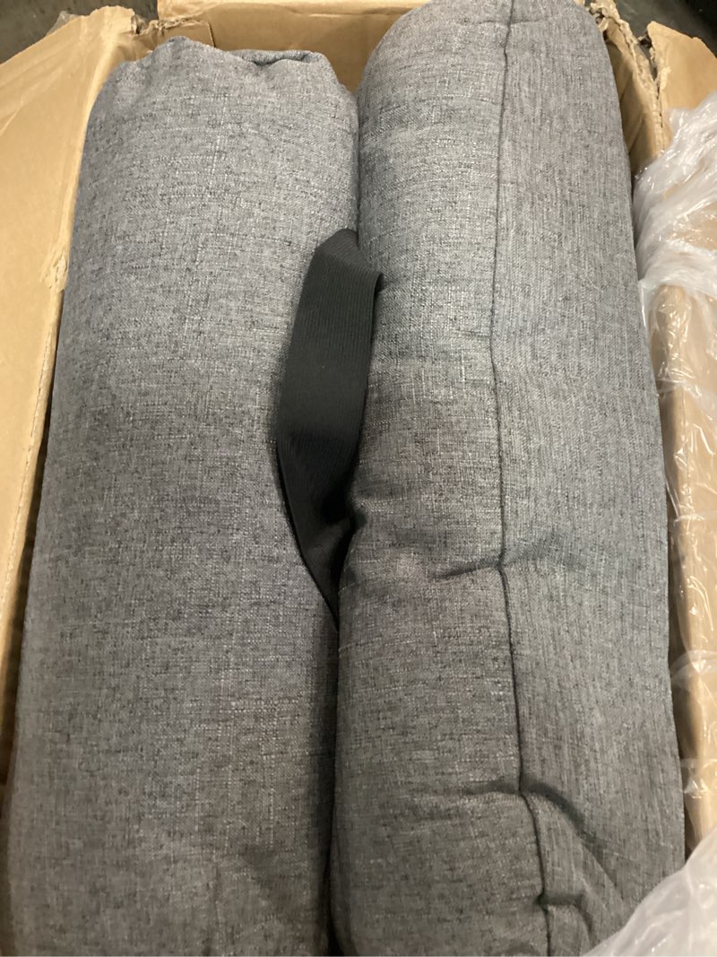 Condition photo showing Good Condition for Crestlive Products Adjustable Floor Chair with Back Support 5-Position Memory Foam Padded Kids Gaming Chair Folding Sofa Reclining Pillow, Flat Cushion for Indoor Meditation, Reading(Gray)