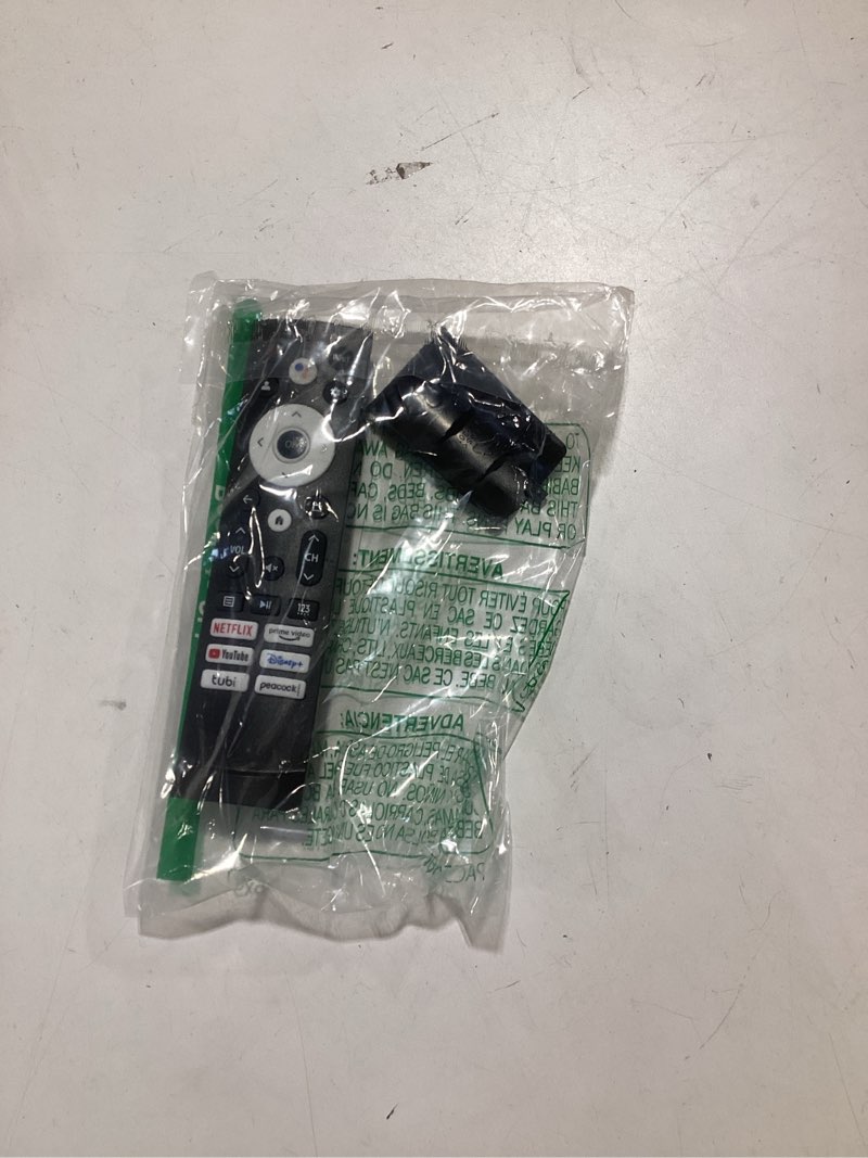 Condition photo showing New/Like New for universal replacement remote control for hisense smart google tv black original