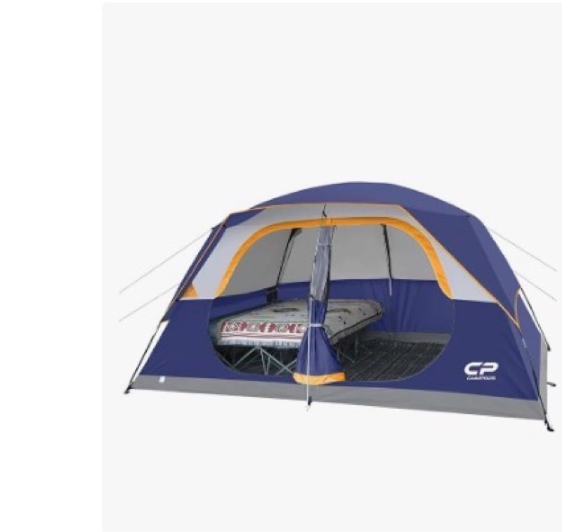 (REFERENCE IMAGE)CAMPROS CP Tent 6/8 Person Camping Tents, Waterproof Windproof Family Tent with Top Rainfly, Large Mesh