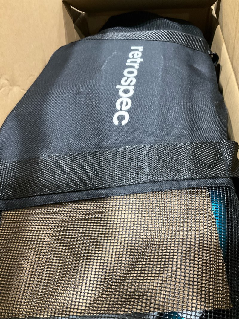 Condition photo showing Good Condition for Retrospec Drifter Snowshoes for Women & Men - Lightweight Aluminum Frame Snow Shoes with Double Ratchet Binding System, Heel Lifts & Carry Bag for All Terrain Hiking & Winter Sports Ice Cap 21" Snowshoes