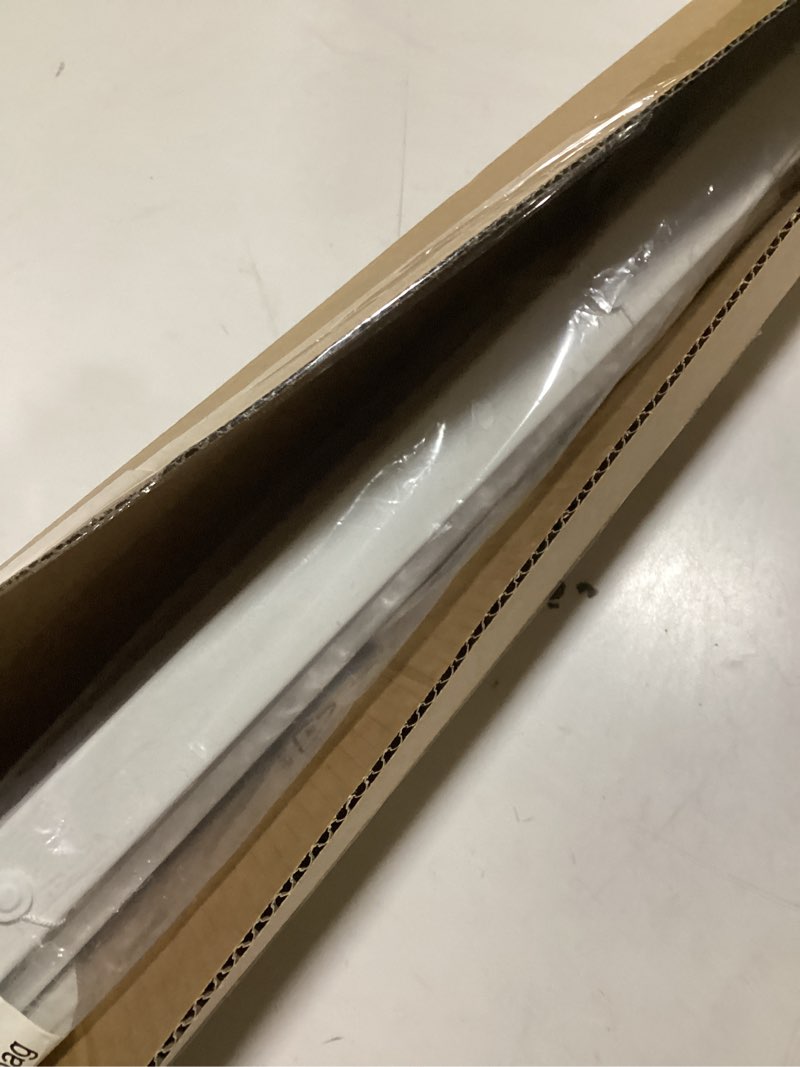 Condition photo showing New/Like New for LazBlinds No Tools No Drill Cordless 1" Vinyl Mini Blinds, 100% Blackout Blinds for Indoor Windows, Room Darkening Privacy Window Blinds and Shades for Interior, 30" W x 48" H, White White 30" W x 48" H