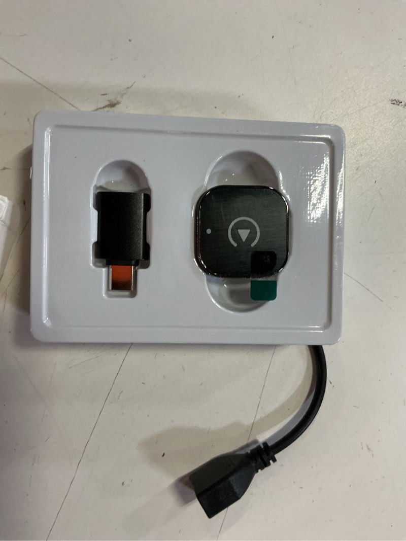 Condition photo showing Good Condition for 2-in-1 wireless carplay & android auto adapter, plug & play carplay dongle converts wired to wireless, fast auto-connect, no delay, compact design for iphone & android with usb/usb-c port(black)