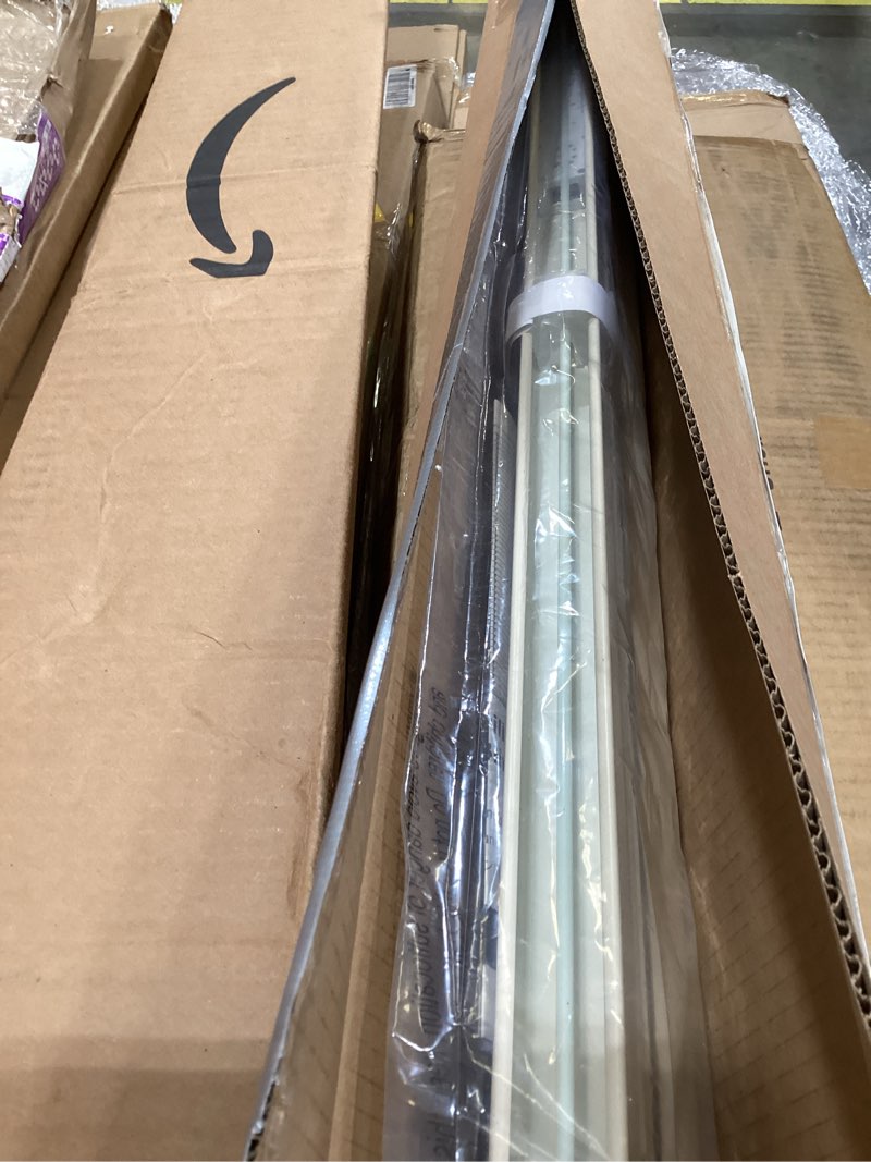 Condition photo showing Good Condition for lazblinds no tools no drill 1" vinyl mini blinds, cordless blinds for windows, light filtering horizontal window blinds & shades, 33 1/2" w x 64" h, cream cordless-cream 33 1/2" w x 64" h