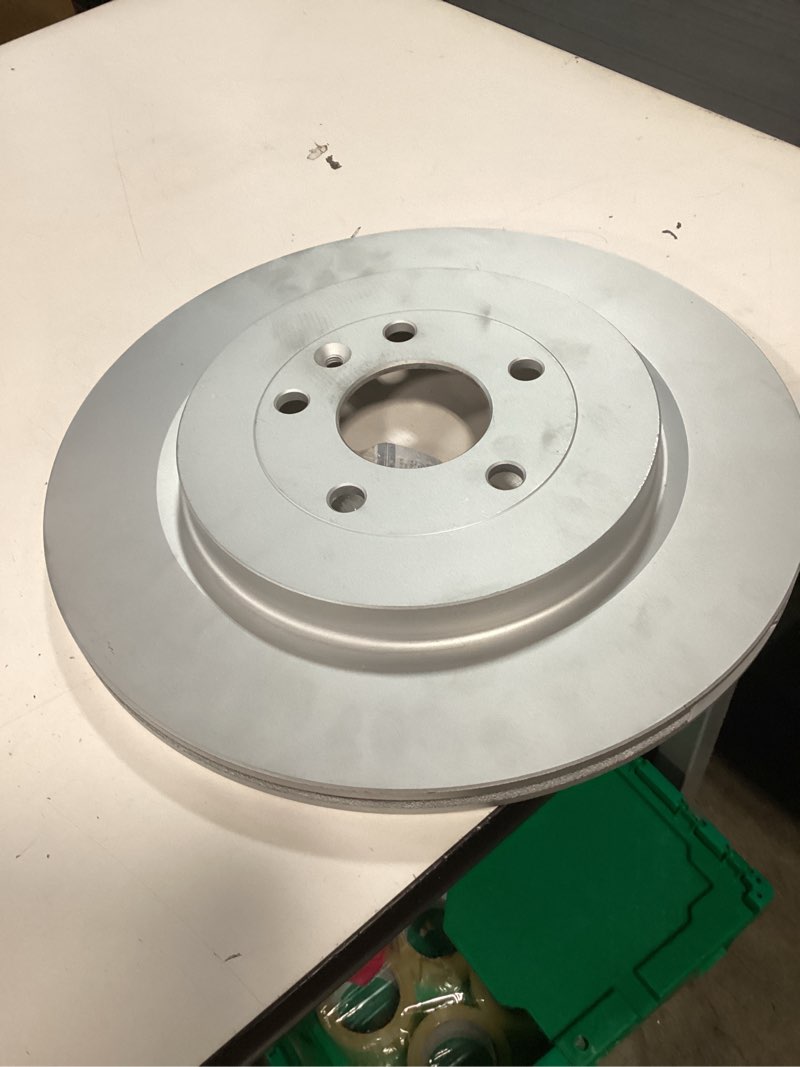 Condition photo showing As Is for motorcraft rear brake rotor - brrc62