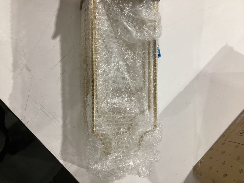 Condition photo showing Good Condition for rustic farmhouse decor metal lantern set of 3 decorative lanterns for home indoor outdoor living room, fireplace, patio, wedding & kitchen table centerpieces (gold, 16.9"+14.5"+12.2") gold 16.9"+14.5"+12.2"