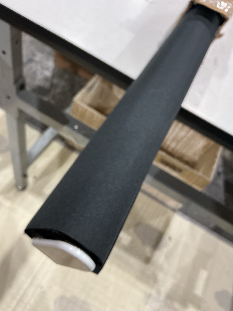 Condition photo showing Good Condition for aosky cordless roller shades blackout blinds for windows room darkening rolled up shades with spring system, uv protection window shades door blinds for home and office (55" w x 72" h, black) 55"w x 72"h black