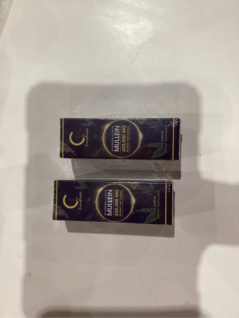 Condition photo showing New/Like New for Mullein Drops for Lungs - Lung Cleanse & Detox - Vegan Mullein Leaf Extract Liquid Tincture, Support for Respiratory, Immune, Digestive System, Natural Herbal Supplement, Non-GMO,2 FL OZ Natural 2 Fl Oz (Pack of 1)