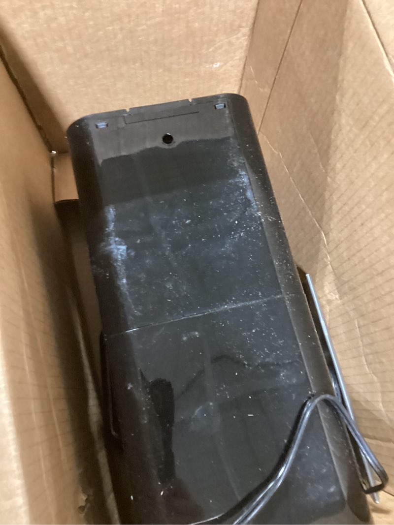 Condition photo showing As Is for Krups Simply Brew Stainless Steel and Thermal Carafe Drip Coffee Maker 12 Cup Programmable, Customizable, Digital Display, Insulated Coffee Filter, Dishwasher Safe, Drip Free Silver and Black 12-Cup Thermal