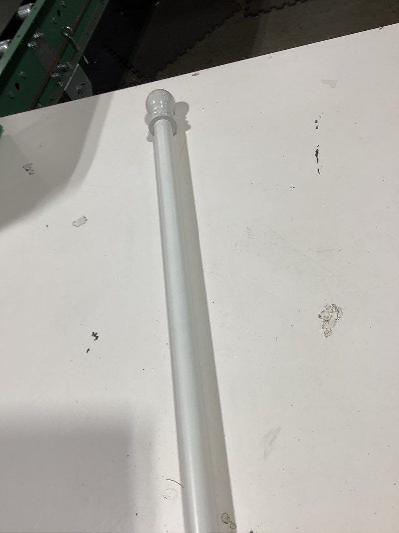 Condition photo showing Good Condition for style selections 4.67-ft white metal house flag pole