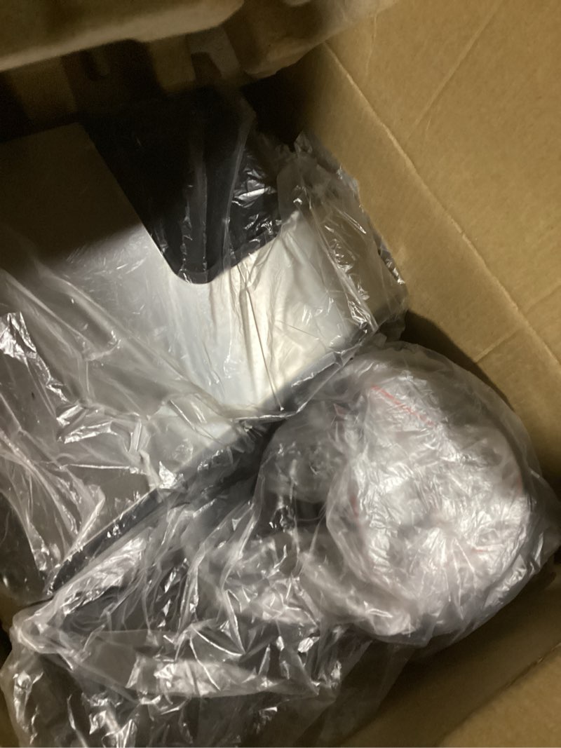 Condition photo showing As Is for Upgraded 300W Electric Cheese Grater with 7 Stainless Steel Blades, Cheese Shredder Electric for Slicing, Shredding & Grinding Vegetables, Fruits and Nuts,Easy One-Touch Control