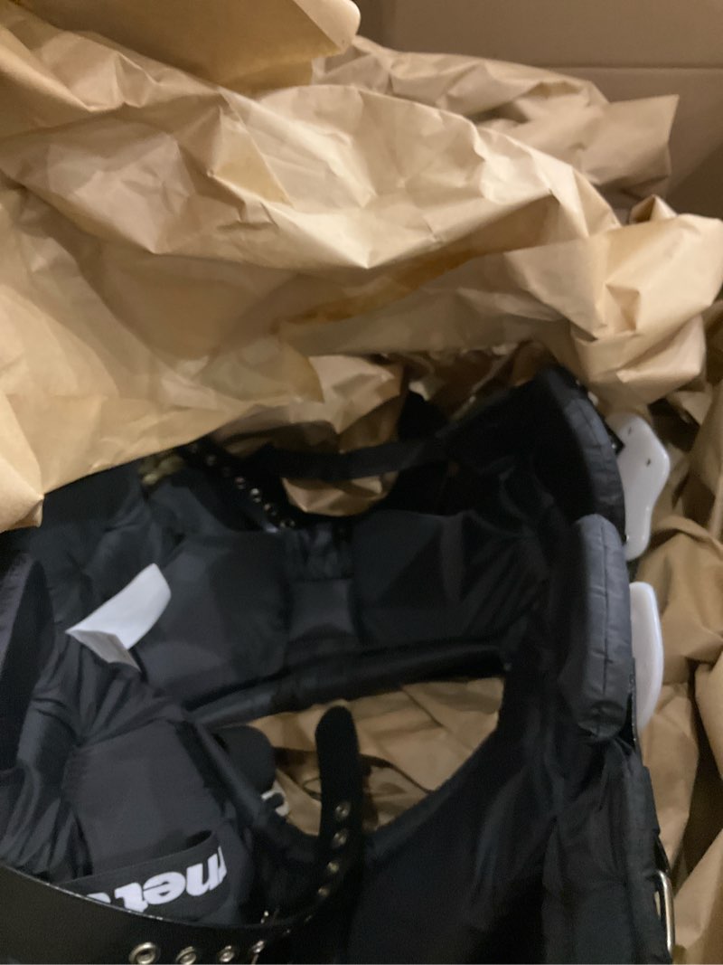 Condition photo showing As Is for BARNETT Vision II bk S, American Football Shoulder PAD, RB-DE-TE-FB-HB