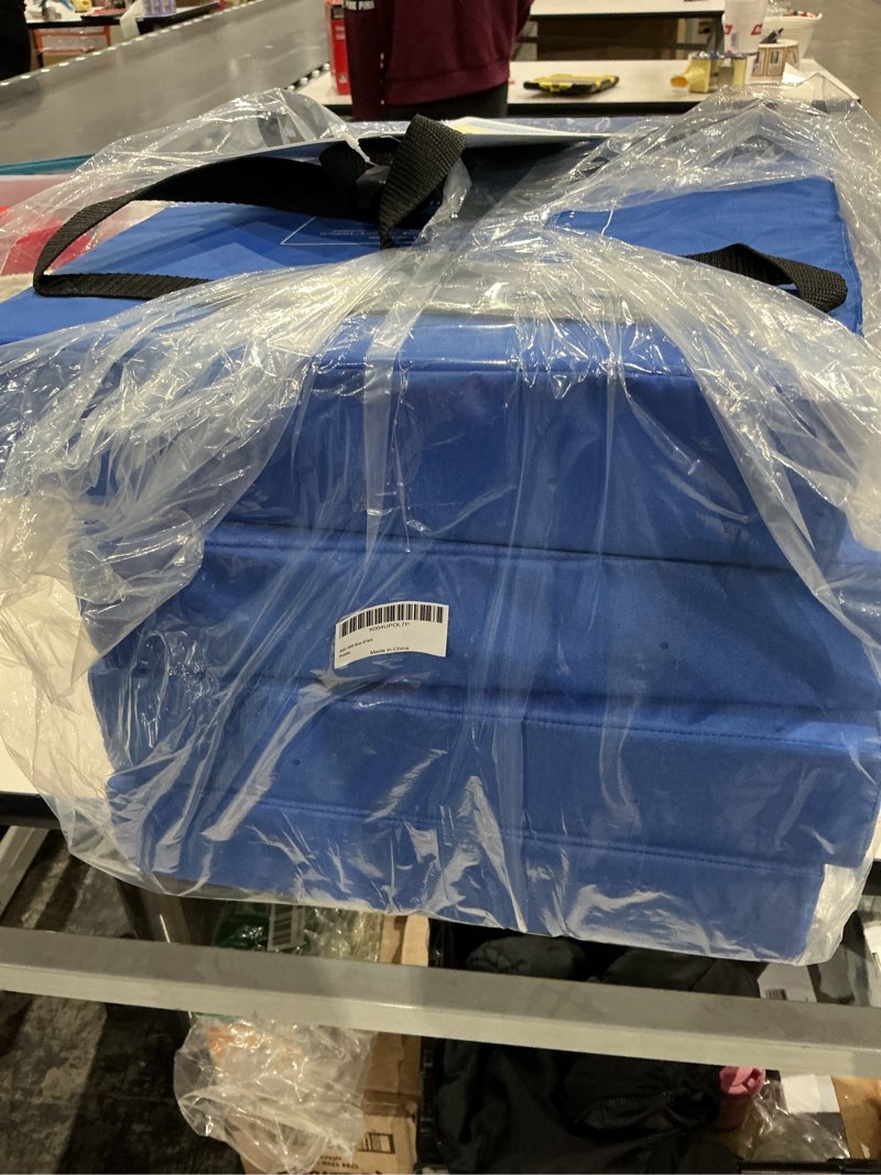 Condition photo showing Good Condition for item similar ))))))seachoice emergency marine foam flotation cushion, square, 15 in. x 15 in, blue blue cushion