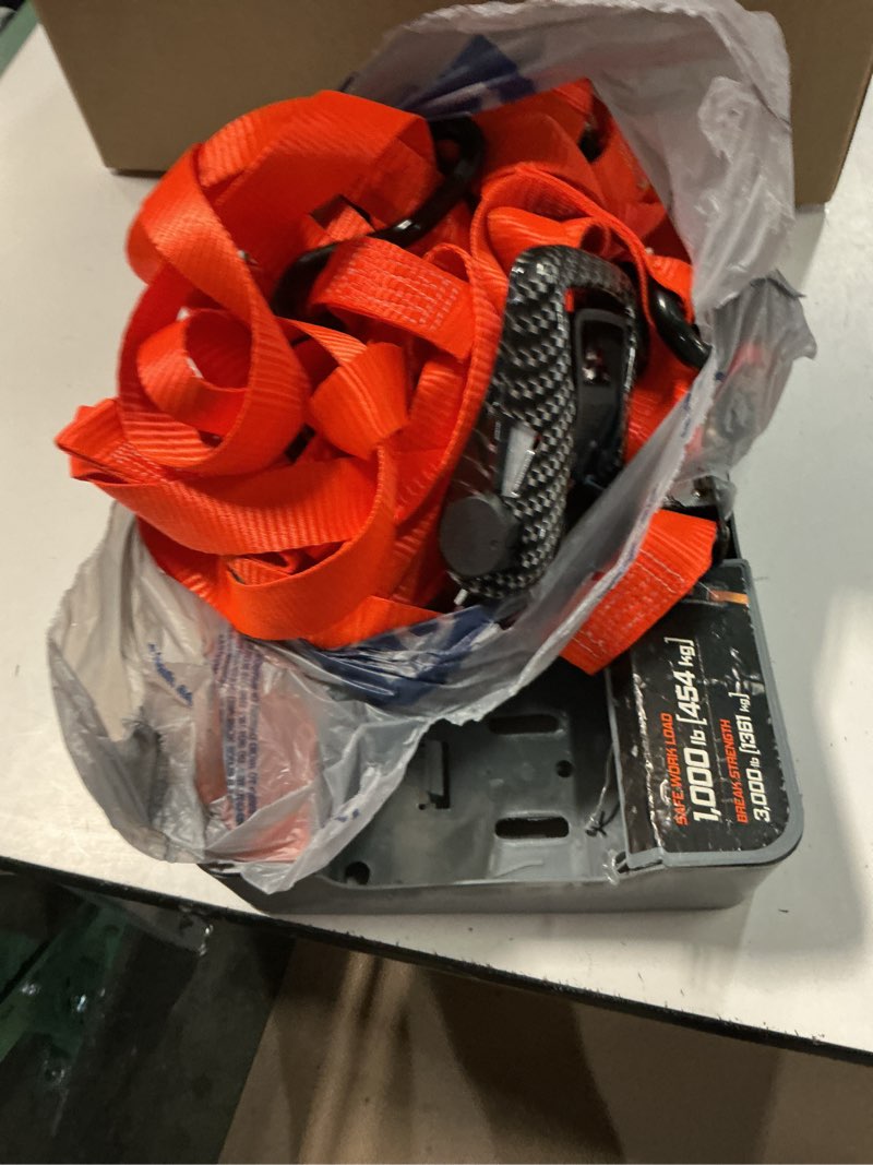 Condition photo showing Good Condition for smartstraps 1-1/2-in x 14-ft ratcheting strap tie down 3000-lb break strength (4-pack