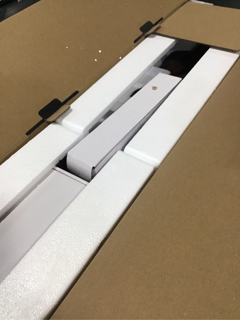 Condition photo showing New/Like New for POPFLY Shower Panel Tower System Adjustable Shower Arm Height Rainfall Head System Stainless Steel Shower Panel with Shelf and 6 Body Massage Jets, Bathroom Black Shower Column Panel