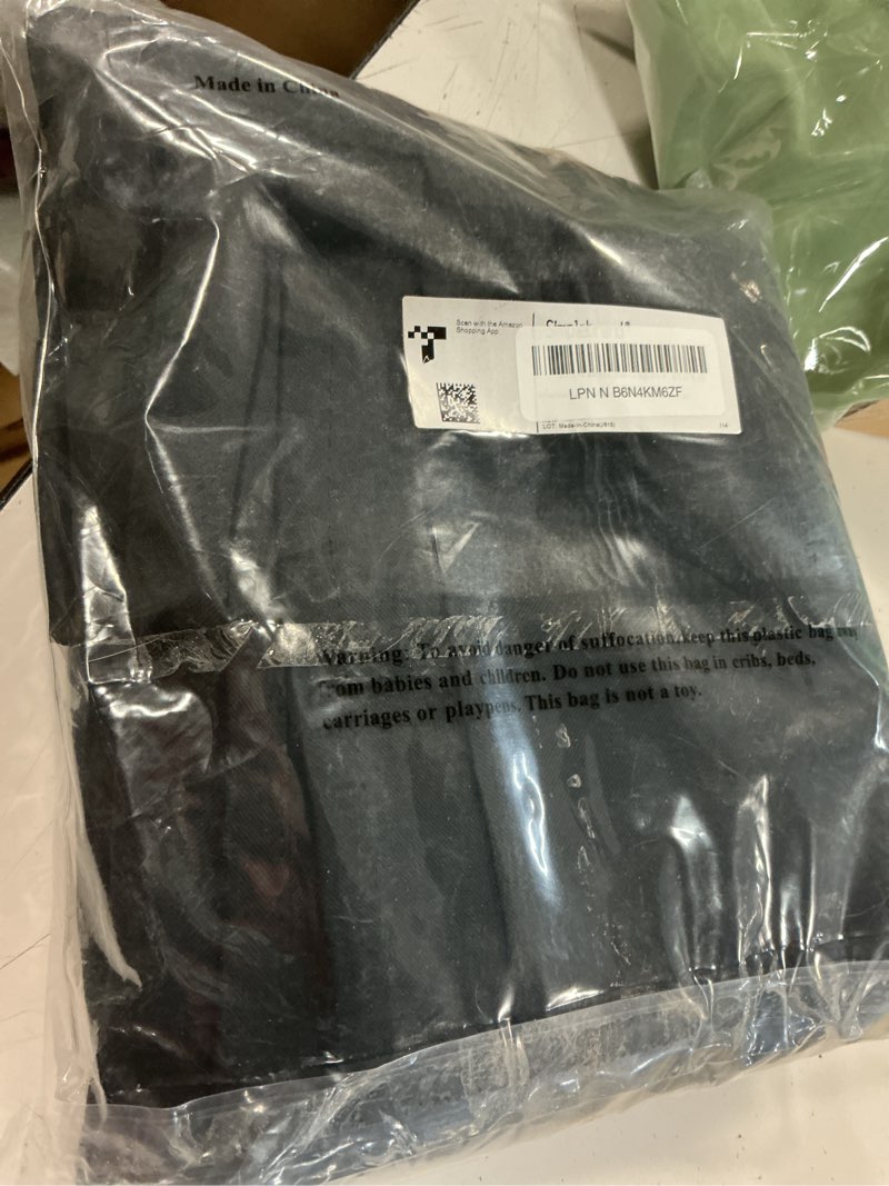 Condition photo showing Good Condition for simplebrand ava black blackout curtains for bedroom 63 inch length 2 panels set, solid thermal insulated privacy living room window treatment curtains blackout drapes, w50 x l63 inch black 50\"w x 63\"l (pack of 2