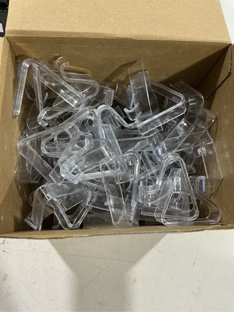 Condition photo showing Good Condition for patelai 120 pieces upgrade clear tablecloth clips, transparent plastic table cloth holder clips windproof table cover holder clamps for indoor outdoor picnic home wedding party camping 120 large