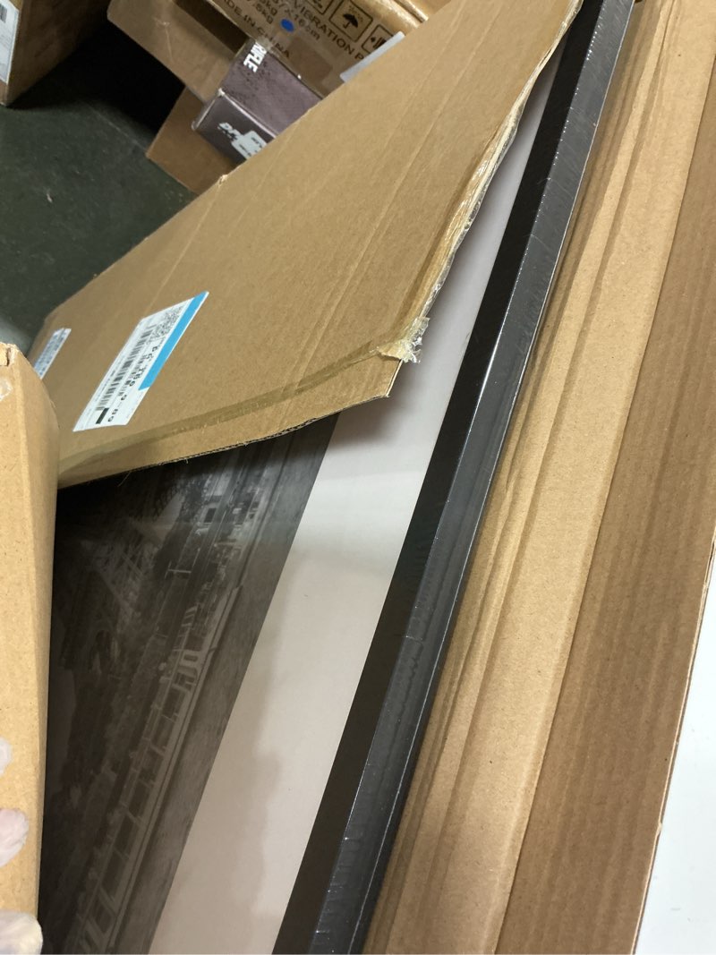 Condition photo showing New/Like New for upsimples 24x36 Poster Frame, Display Pictures 20x30 with Mat or 24 x 36 Without, Wall Hanging Picture Frames, Black, 1 Pack Black 24x36