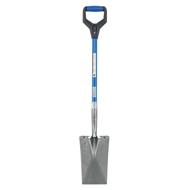 kobalt 20.5-in fiberglass d-handle garden spade