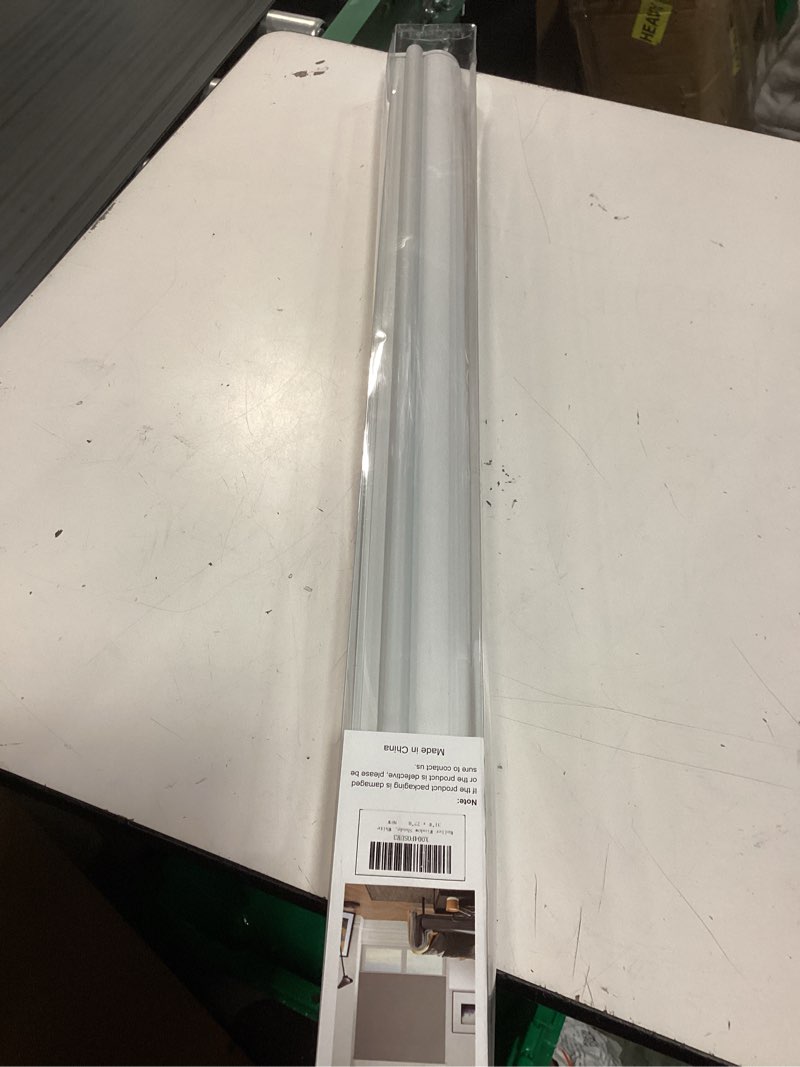 Condition photo showing Good Condition for shademoon cordless blackout window roller shades, pull down spring system indoor blinds, room darkening waterproof uv blocking thermal insulated fabric for home office (white, width 31", height 72") white 31"w x 72"h