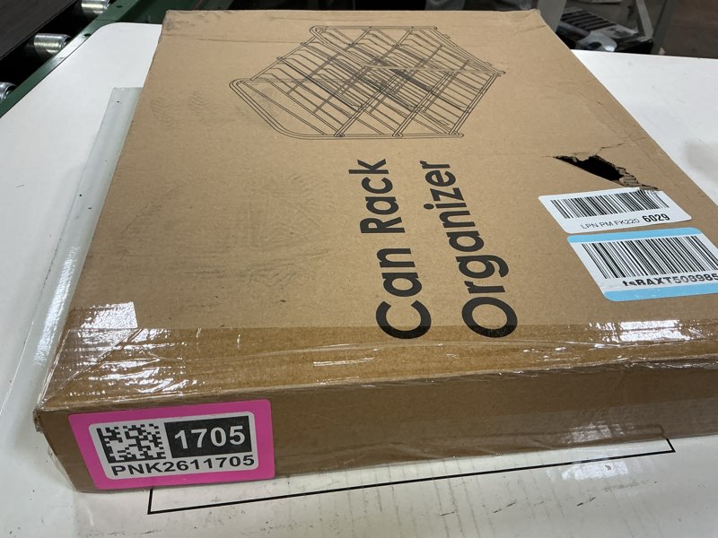 Condition photo showing New/Like New for AIYAKA 3 Tier Stackable Can Rack Organizer,for food storage,kitchen cabinets or countertops,Storage for 36 cans,Bronze 1 Brown