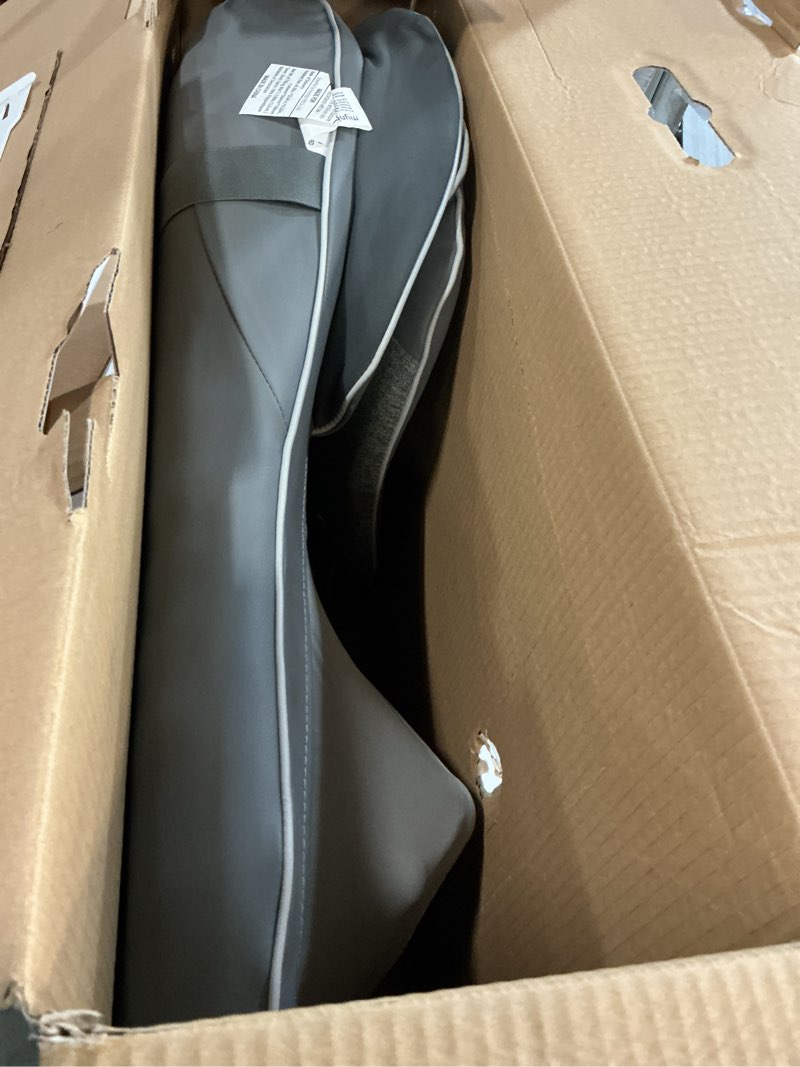 Condition photo showing Good Condition for Mynt 2D & 3D Shiatsu Neck and Back Massager for Chair with 10 Deep Kneading Nodes, Adjustable Back Massage with Heat, Portable Massage Chair Pad (Gray)