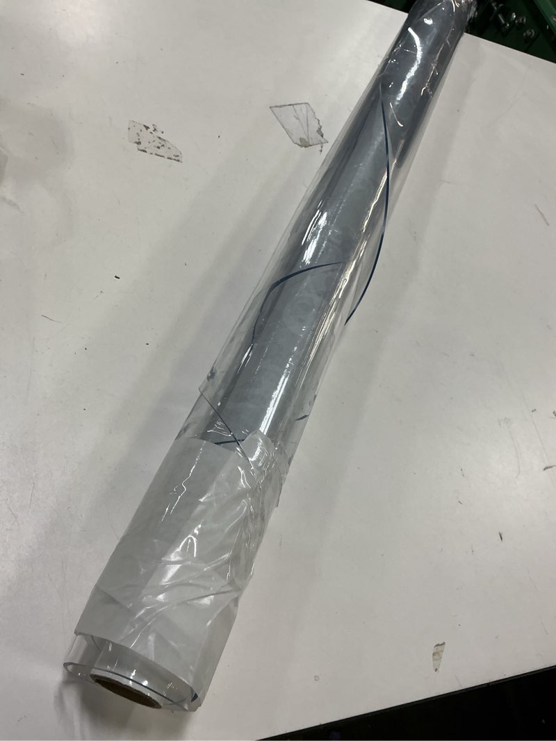 Condition photo showing Good Condition for 45 Inch Round Clear Table Cover Protector, 2mm Thick Round Clear Table Protector for Dining Room Table, Waterproof Round Plastic Vinyl Table Pad Clear 2mm 45" (Round)