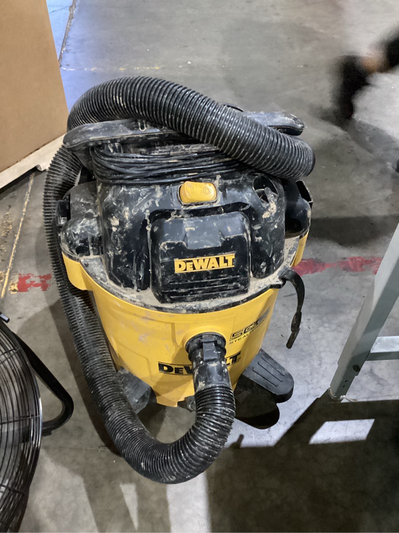 Condition photo showing As Is for dewalt wet dry shop vac 5 gallon, stealthsonic ultra quiet shop vacuum wet and dry 4 peak hp, powerful suction wet dry vacuum cleaner, portable vacuum for home, garage, workshop, jobsite, dxv05p-qt 5 gallon (1 dust bag)