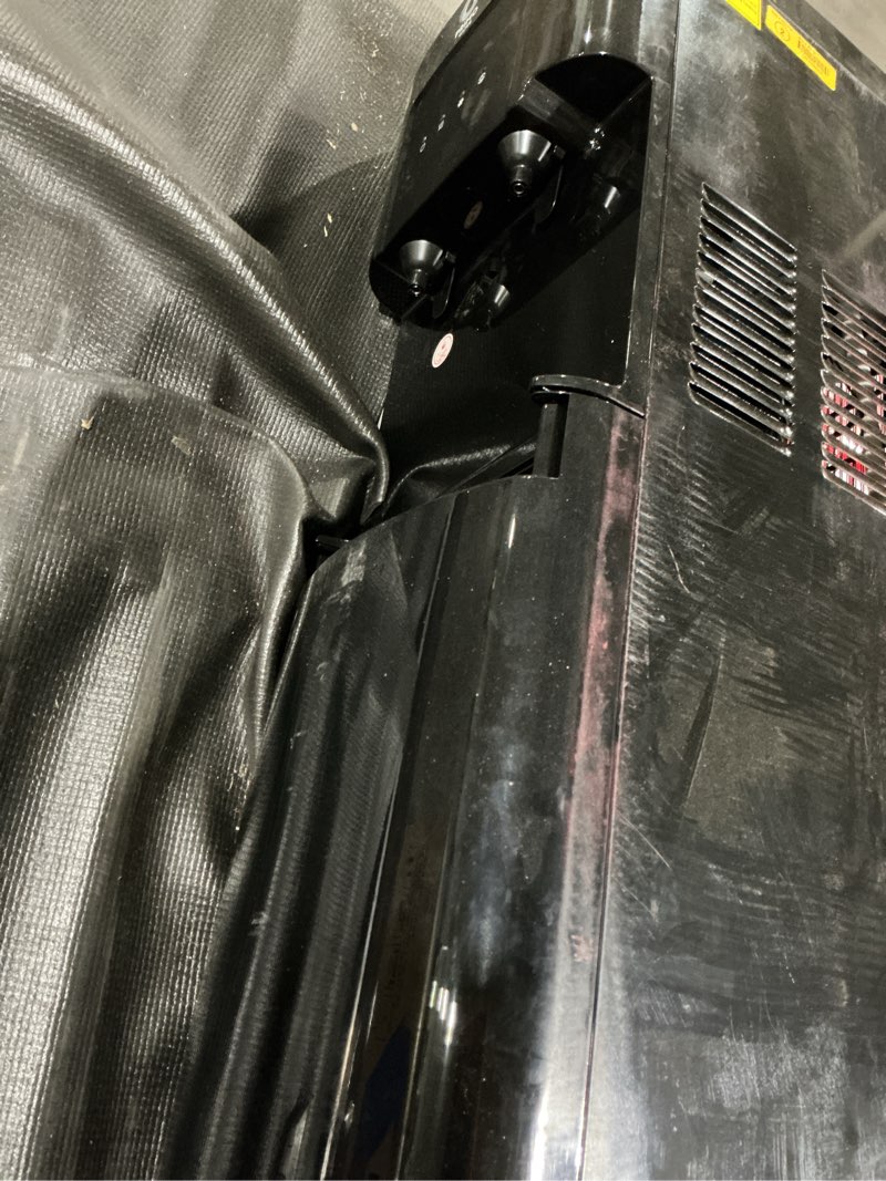Condition photo showing As Is for primo 5-gallon bottom load black water cooler
