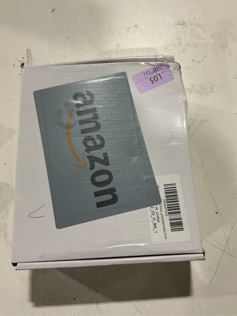 Condition photo showing Good Condition for BESy Black Brass 2 In 1 Function Handheld Shower Head Set High Pressure 7 Inch Shower Head High Flow Hand Shower Wand with 59 Inch Hose, Bracket, Matte Black Finish Handheld Shower Matte Black