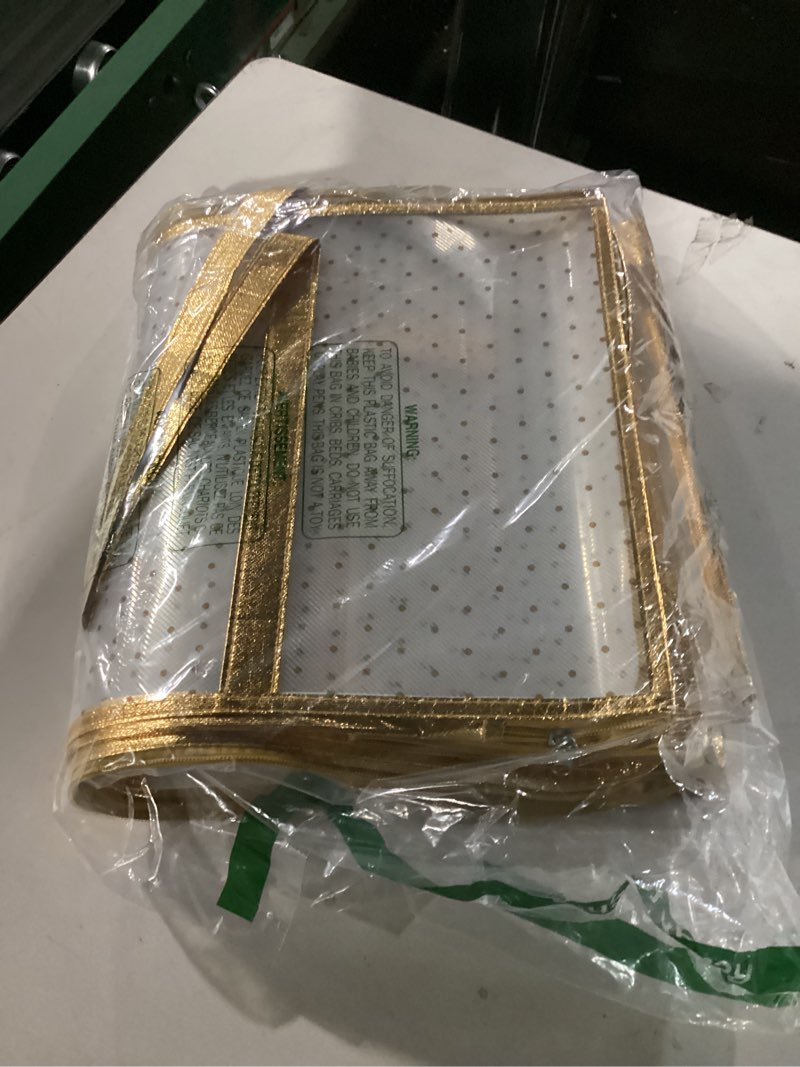 Condition photo showing Good Condition for SONGMICS Large Christmas Ornament Storage Box, 3-Inch Balls, 8 Trays, 128 Slots, Plastic Christmas Storage Container with Lid, Dual Zippers, Side Handles, Sandy Gold URFB029A01 Sandy Gold 1