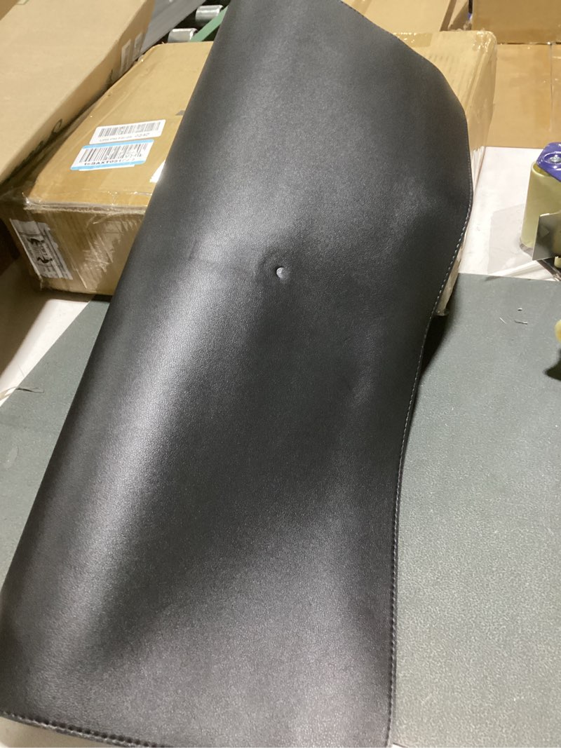 Condition photo showing Good Condition for large desk mat 47.2" x 17" leather desk pad protector with natural cork & pu leather, non-slip office desk mat, large mouse pad, waterproof desk blotter pad for office&home(black) 47 x 17 in black