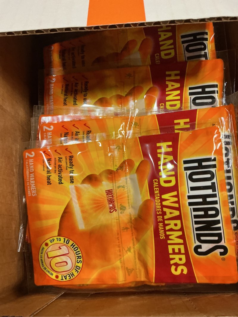 Condition photo showing Good Condition for HotHands Hand Warmers - Long Lasting Safe Natural Odorless Air Activated Warmers - Up to 10 Hours of Heat - 40 Pair